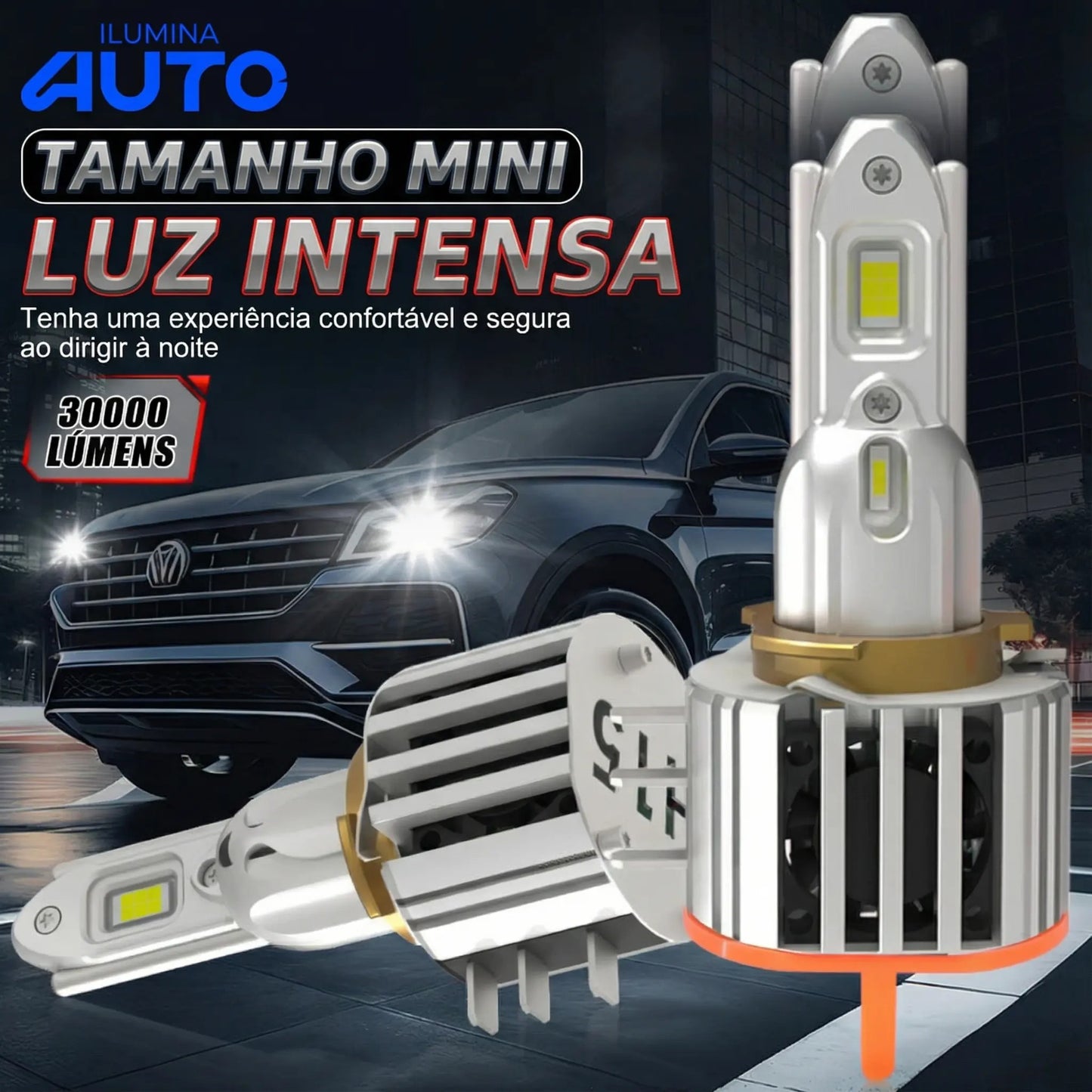 H15 UltraBeam DRL 30.000 Lúmens / Ilumina Auto
