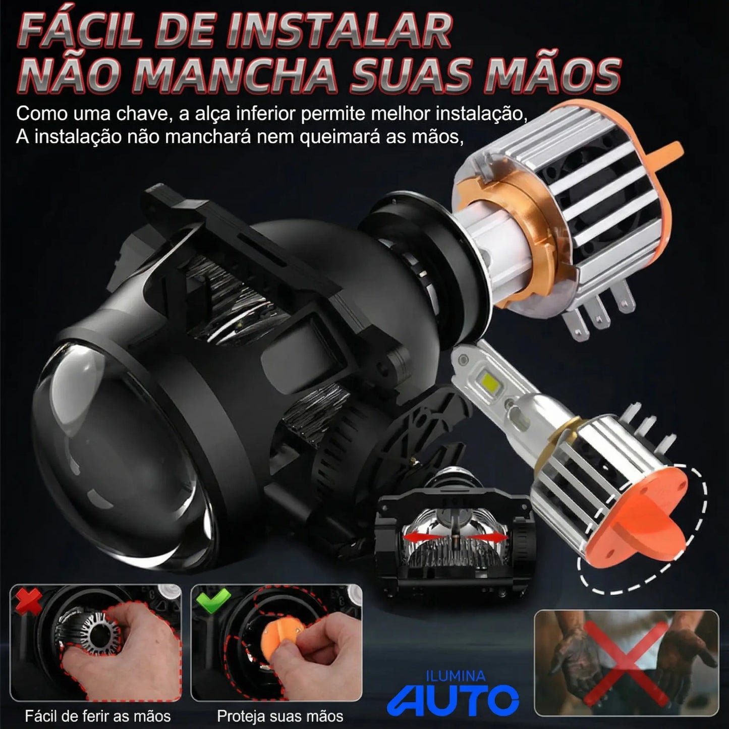 H15 UltraBeam DRL 30.000 Lúmens / Ilumina Auto