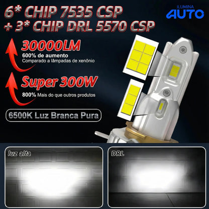 H15 UltraBeam DRL 30.000 Lúmens / Ilumina Auto
