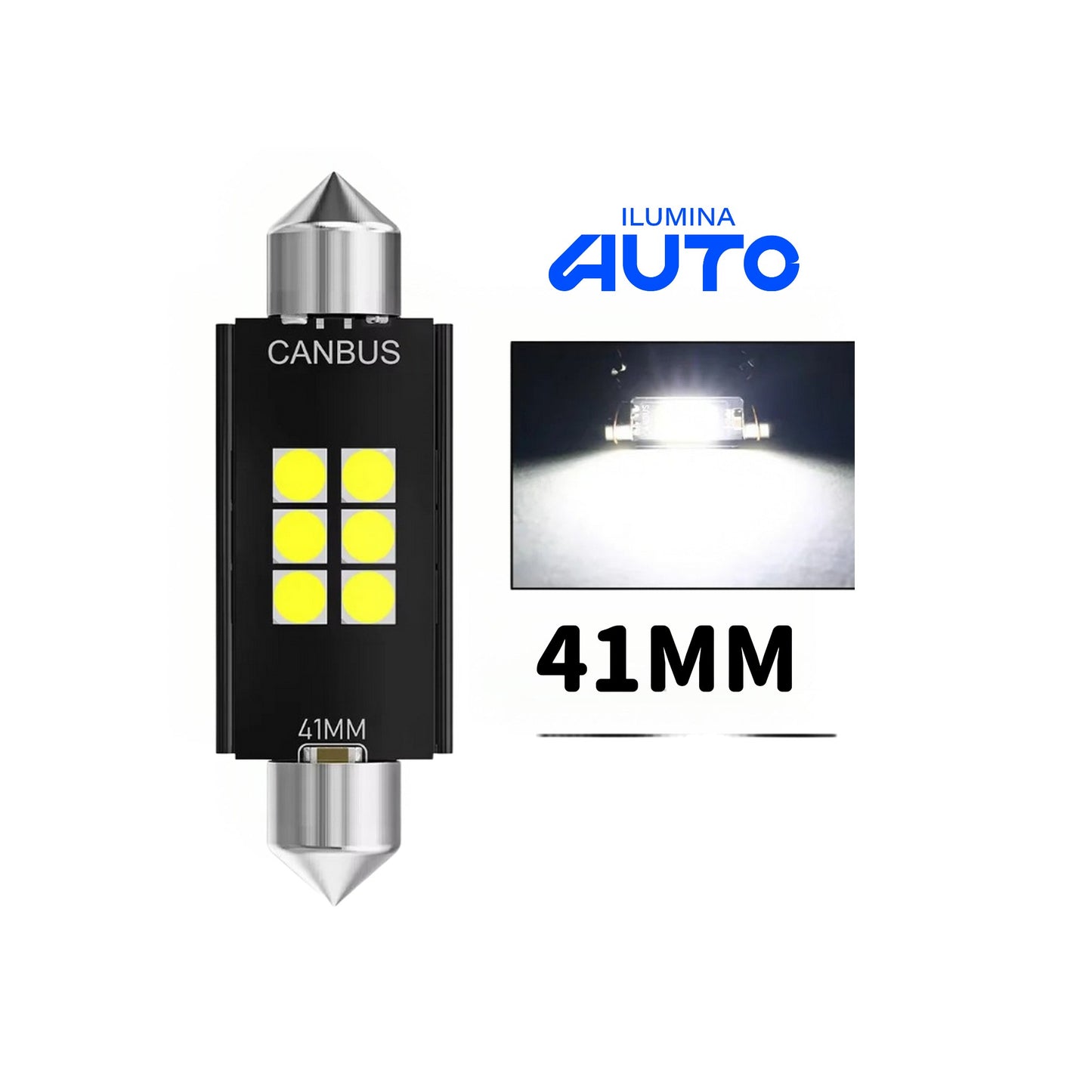 2/4/10/20 PCS LED C5W Torpedo 31/36/39/41MM 12/24V / IluminaAuto