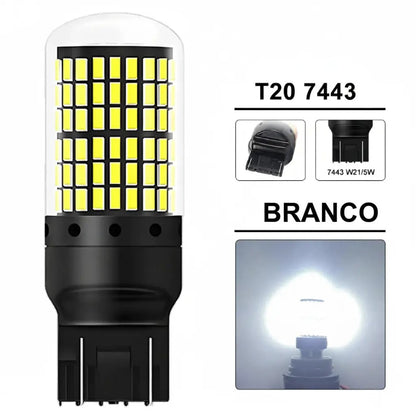 LED Signal Pro 360° – Ultra Brilho para Setas e Freio 2/4/8 Peças