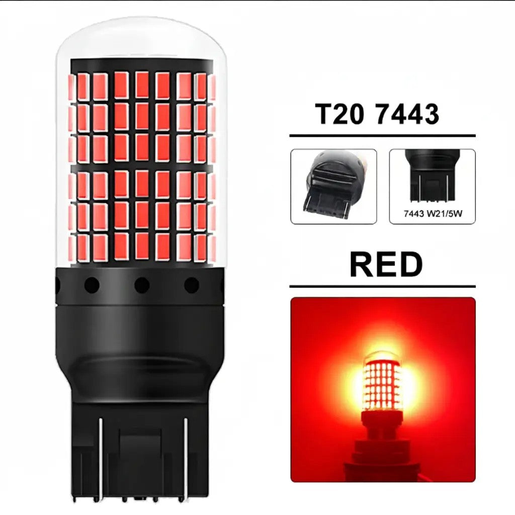 LED Signal Pro 360° – Ultra Brilho para Setas e Freio 2/4/8 Peças