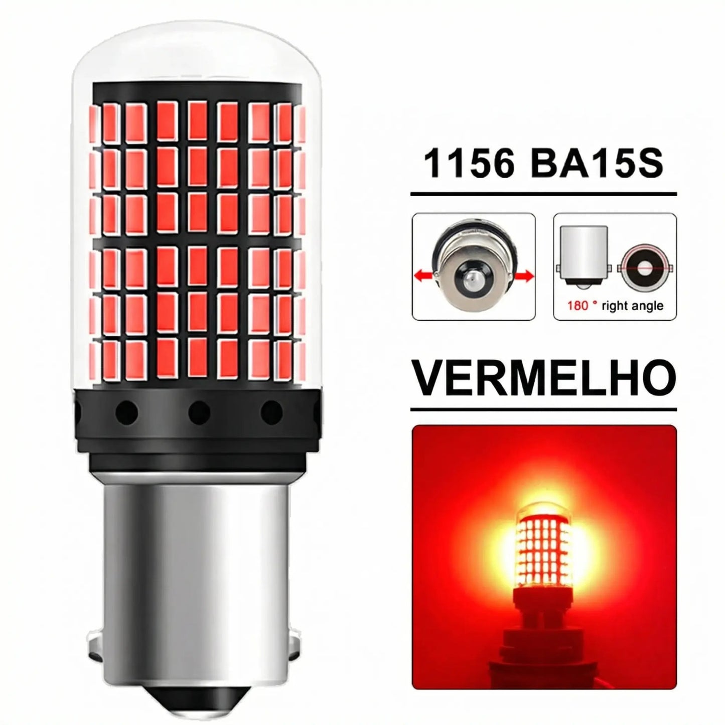 LED Signal Pro 360° – Ultra Brilho para Setas e Freio 2/4/8 Peças