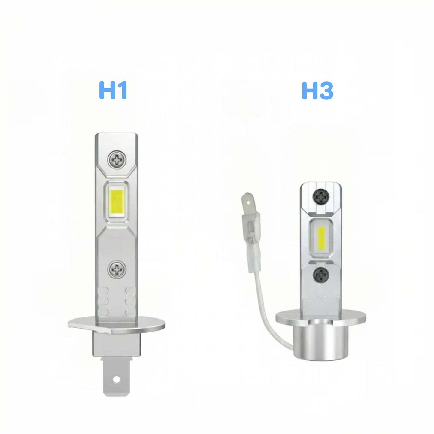 LED H1 / H3 Ultra Vision 20.000 Lúmens (Par) – 80W | Plug and Play