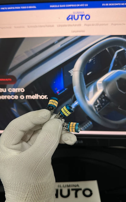 💥 T10 Projector Max Vision 950LM – Potência Total em Mini LED