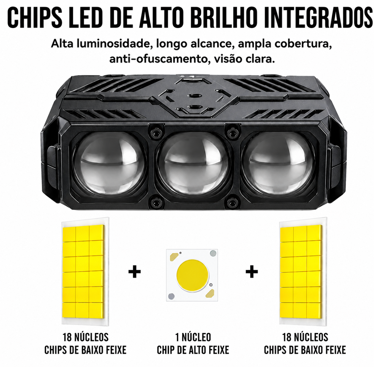 PROJETOR AUXILIAR TITAN 60K – PODER DE LUZ ALTA 60.000 LÚMENS | ALTA PERFORMANCE